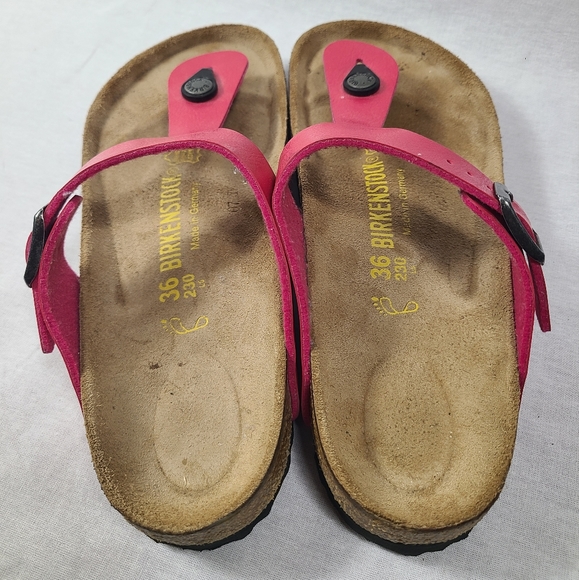 Birkenstock Gizeh Graceful Raspberry Sandal size 36 - Picture 5 of 8